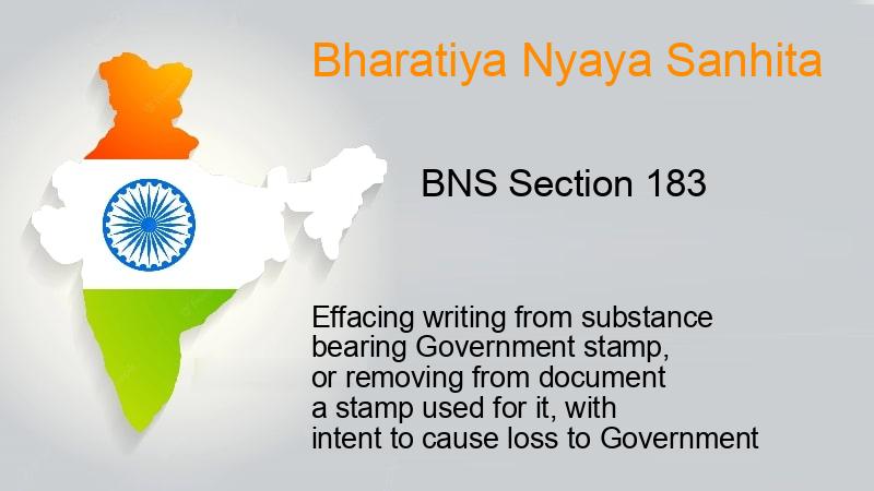 BNS Section 183