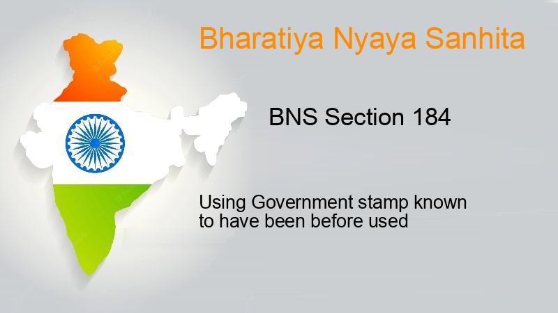 BNS Section 184