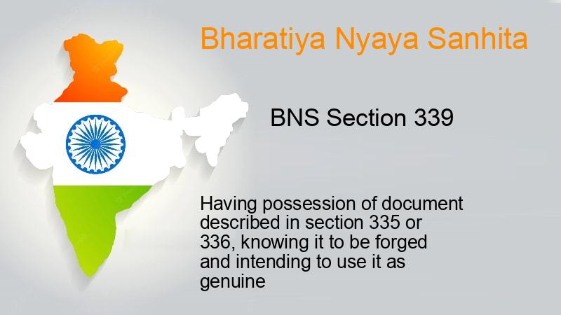 BNS Section 339