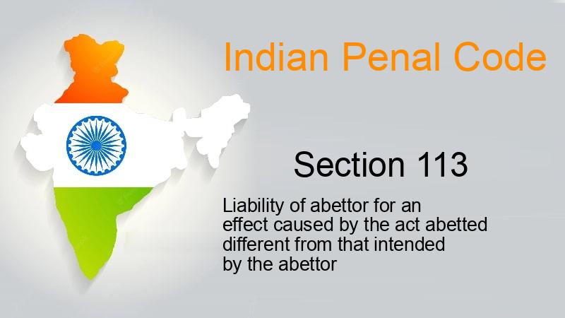 IPC Section-113