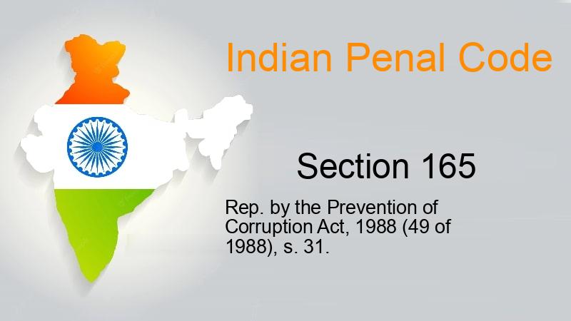 IPC Section-165